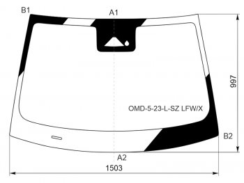 9 999 р. Стекло лобовое (Камера Датчик дождя) OMODA C5 22- XYG OMD-5-23-L-SZ LFW/X  с доставкой в г. Керчь. Увеличить фотографию 1