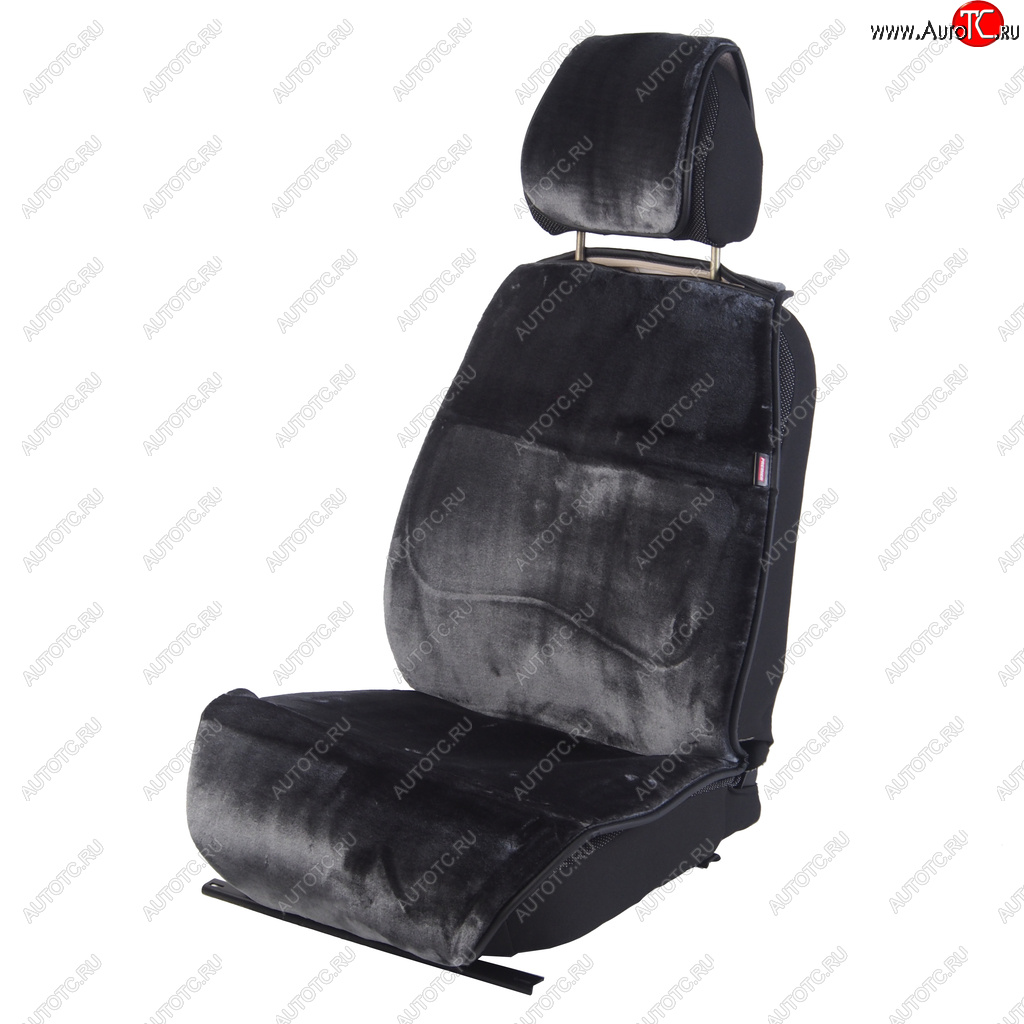 3 299 р. Накидка на сиденье мех искусственный серая 2шт. Antislip PREMIER PREMIER hr140  с доставкой в г. Керчь