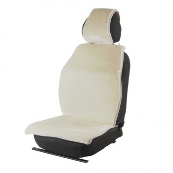 2 899 р. Накидка на сиденье мех искусственный белая 2шт. Antislip PREMIER PREMIER hr200 PREMIER hr200  с доставкой в г. Керчь. Увеличить фотографию 1