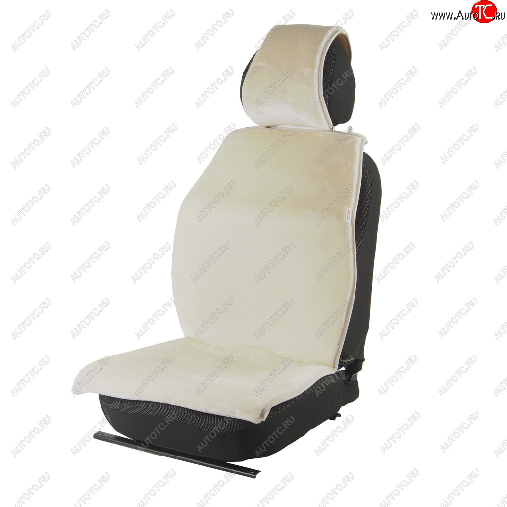 2 899 р. Накидка на сиденье мех искусственный белая 2шт. Antislip PREMIER PREMIER hr200 PREMIER hr200  с доставкой в г. Керчь