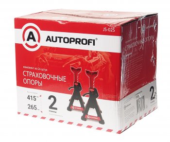 3 799 р. Стойка ремонтная 2т h=265-415мм 2шт. AUTOPROFI AUTOPROFI js-02s  с доставкой в г. Керчь. Увеличить фотографию 3