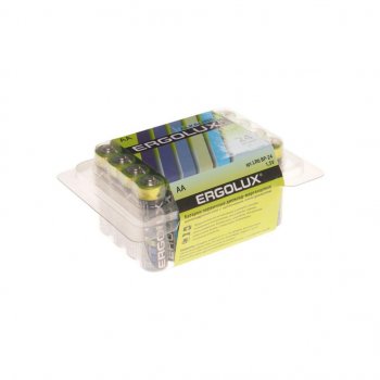 25 р. Батарейка AA LR6 1.5V блистер 24шт. (цена за 1шт.) Alkaline ERGOLUX ERGOLUX lr6 bp-24  с доставкой в г. Керчь. Увеличить фотографию 1