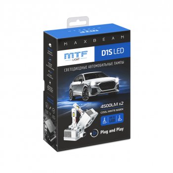 8 349 р. Лампа светодиодная 12V D1S 35W PK32d-2 (2шт.) MTF MTF mbd1s6  с доставкой в г. Керчь. Увеличить фотографию 7