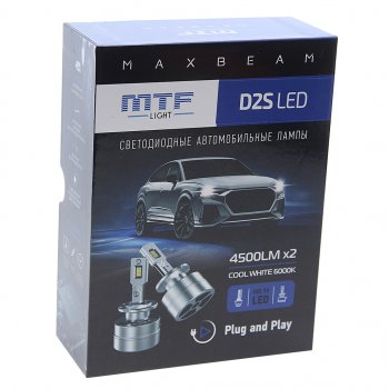 7 949 р. Лампа светодиодная 12V D2S 35W P32d-2 (2шт.) MTF MTF mbd2s6  с доставкой в г. Керчь. Увеличить фотографию 3
