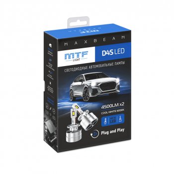 8 349 р. Лампа светодиодная 12V D4S 35W P32d-5 (2шт.) MTF MTF mbd4s6  с доставкой в г. Керчь. Увеличить фотографию 8