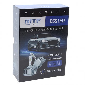 7 999 р. Лампа светодиодная 12V D5S 25W PK32d-7 (2шт.) MTF MTF mbd5s6  с доставкой в г. Керчь. Увеличить фотографию 3
