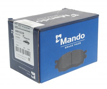 1 099 р. Колодки тормозные CITROEN C4 Picasso (06-) задние (4шт.) MANDO MANDO mbf015239 MANDO mbf015239  с доставкой в г. Керчь. Увеличить фотографию 2