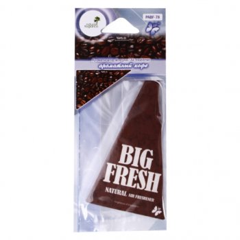102 р. Ароматизатор подвесной пластина (кофе ароматный) Big Fresh FKVJP FKVJP pabf-78  с доставкой в г. Керчь. Увеличить фотографию 1
