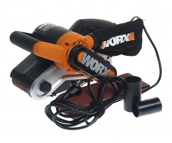 10 749 р. Машина лентошлифовальная 950Вт 533x76мм 240-350ммин WORX WORX wx661.1  с доставкой в г. Керчь. Увеличить фотографию 1