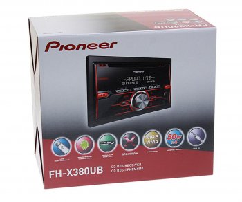 9 749 р. Магнитола автомобильная 2DIN PIONEER PIONEER fh-x380ub PIONEER fh-x380ub  с доставкой в г. Керчь. Увеличить фотографию 3