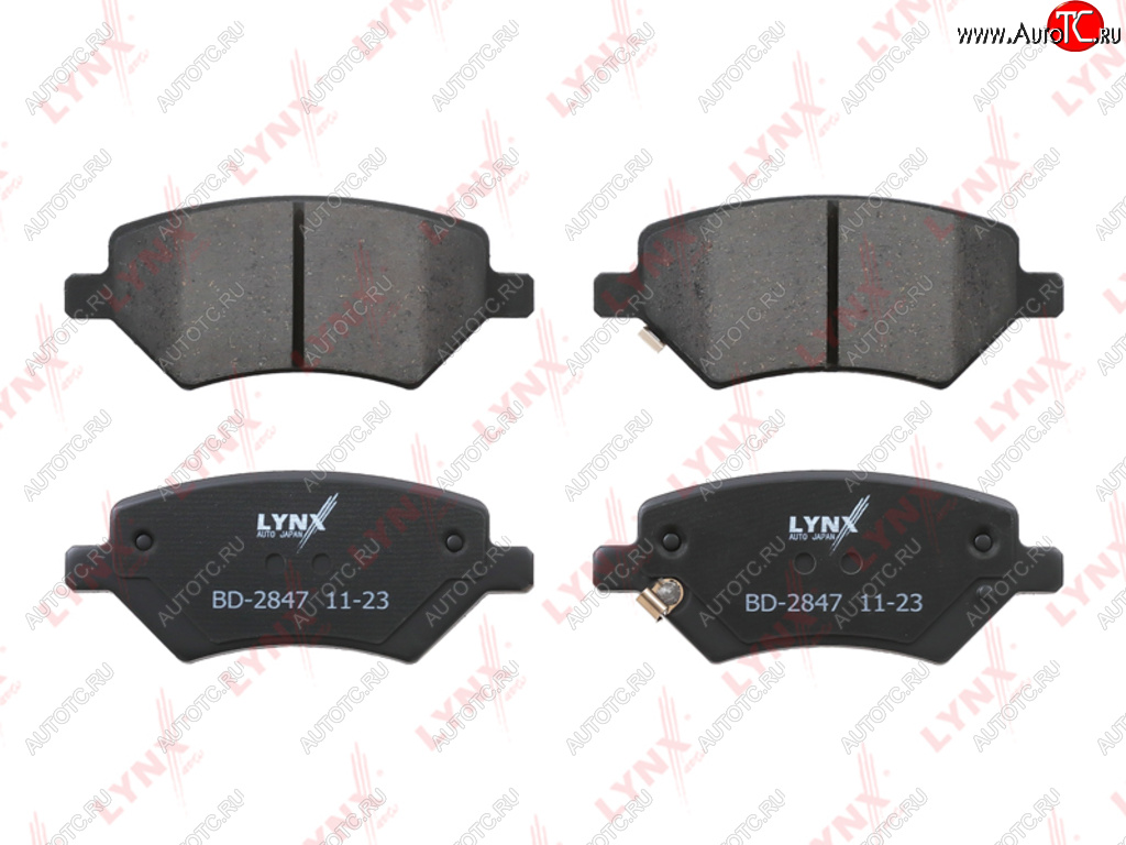 2 049 р. Колодки тормозные CHERY Tiggo (05-) передние (4шт.) LYNX LYNX bd2847  с доставкой в г. Керчь