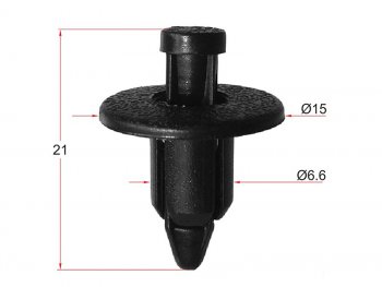 91 р. Клипса GM/LEXUS/MITSUBISHI/SUBARU/SUZUKI/TOYOTA (1 шт.) SAT ST-KJ-034, stkj034 SAT ST-KJ-034  с доставкой в г. Керчь. Увеличить фотографию 1