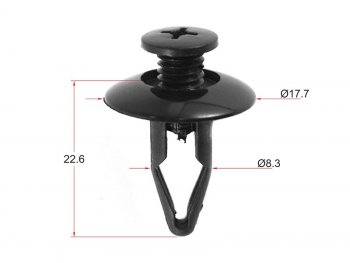 Клипса подкрылка FORDMAZDA (1 шт.) SAT ST-KJ-1726