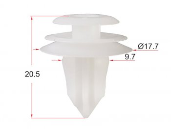 Клипса обшивки двери TOYOTA (1 шт.) SAT ST-KJ-318