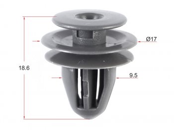 Клипса обшивки двери ACURAHONDA (1 шт.) SAT ST-M10534