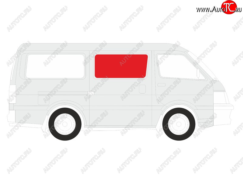 5 249 р. Стекло кузова боковое (не опускное) (Справа Цвет зеленый) Nissan Primastar 02-14  Opel Vivaro 01-1 XYG TRAFIC-01 SF/RH/X  с доставкой в г. Керчь