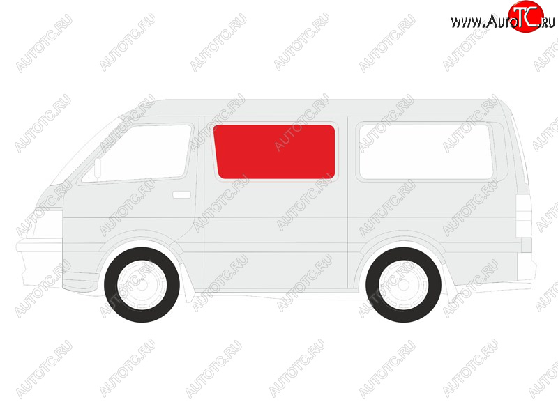 5 249 р. Стекло кузова боковое (не опускное) (Слева Цвет зеленый) Nissan Primastar 02-14  Opel Vivaro 01-14 XYG TRAFIC-01 SF/LH/X  с доставкой в г. Керчь