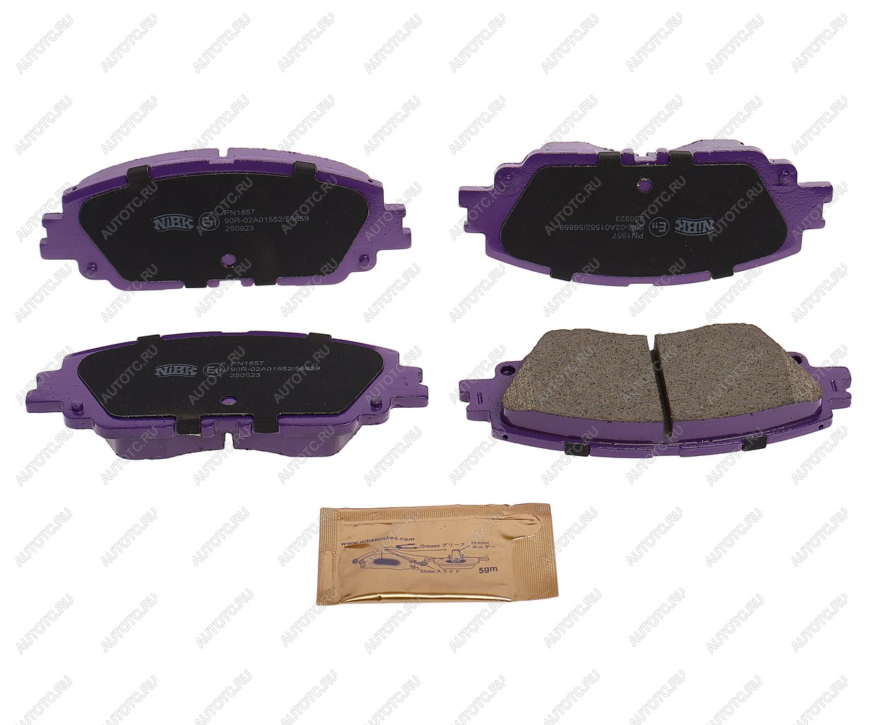 4 999 р. Колодки тормозные передние (4шт.) NIBK Toyota Camry XV30 дорестайлинг (2001-2004)  с доставкой в г. Керчь
