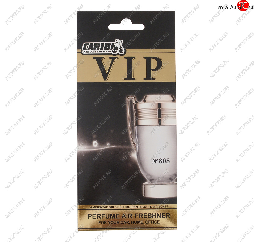 240 р. Ароматизатор подвесной пластина (№808 Paco Rabanne Invictus) CARIBI CARIBI crb808  с доставкой в г. Керчь