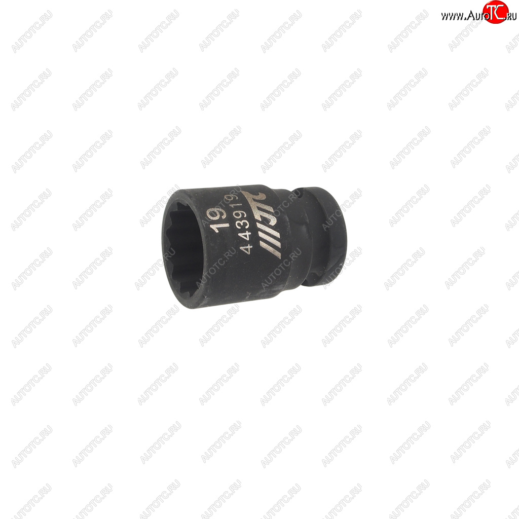 379 р. Головка торцевая 12 19мм 12-ти гранная ударная L=38мм JTC JTC TOOLS CO., LTD jtc-443919  с доставкой в г. Керчь