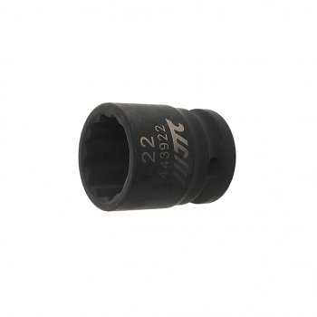 489 р. Головка торцевая 12 22мм 12-ти гранная ударная L=38мм JTC JTC TOOLS CO., LTD jtc-443922  с доставкой в г. Керчь. Увеличить фотографию 1