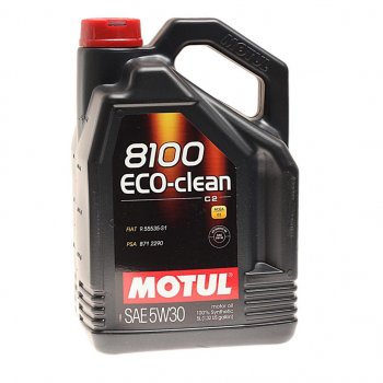 7 849 р. Масло моторное 8100 ECO-CLEAN C2 5W30 синт.5л MOTUL MOTUL 101545  с доставкой в г. Керчь. Увеличить фотографию 1
