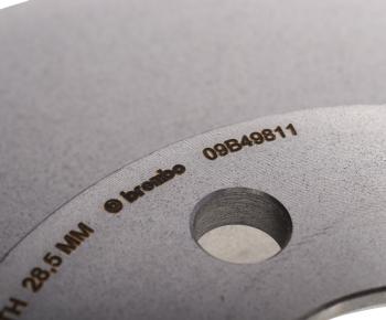 10 899 р. Диск тормозной VW T5 (03-) передний (1шт.) BREMBO BREMBO 09.b498.11  с доставкой в г. Керчь. Увеличить фотографию 5