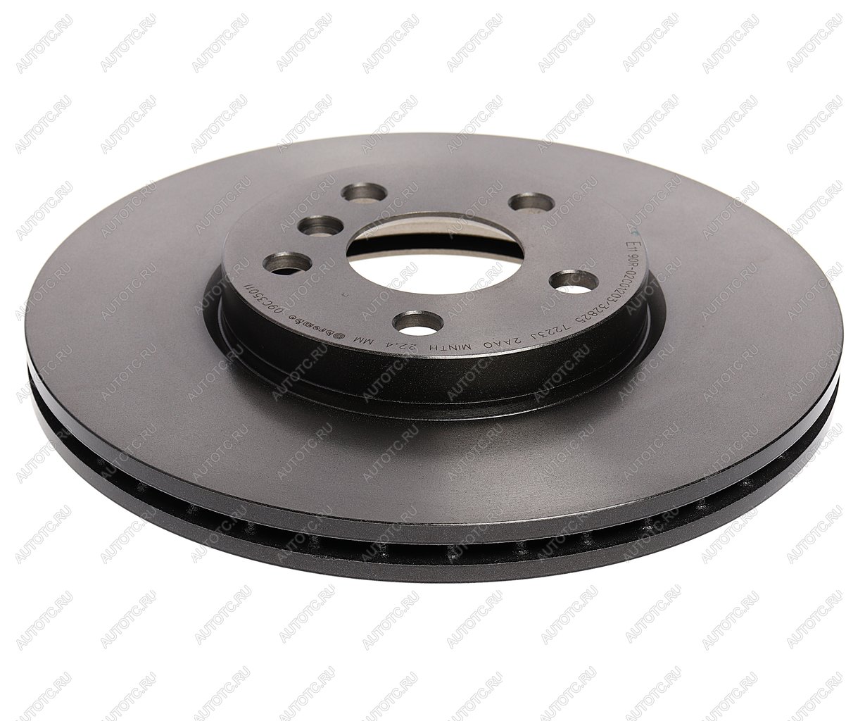13 349 р. Диск тормозной BMW X1 (F48) (14-) передний вентилируемый (1шт.) BREMBO BREMBO 09.c350.11  с доставкой в г. Керчь