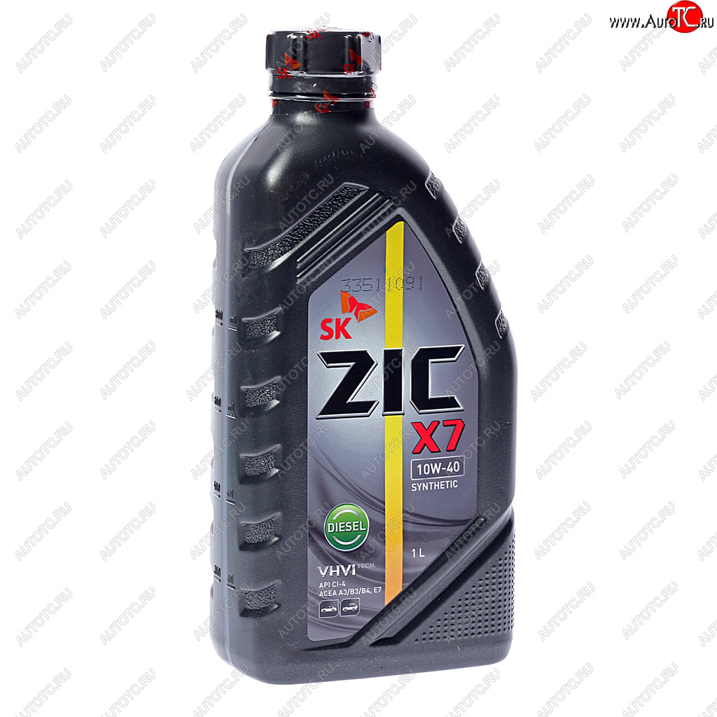 989 р. Масло дизельное X7 DIESEL CI-4SL E7 10W40 синт.1л ZIC ZIC 132607  с доставкой в г. Керчь