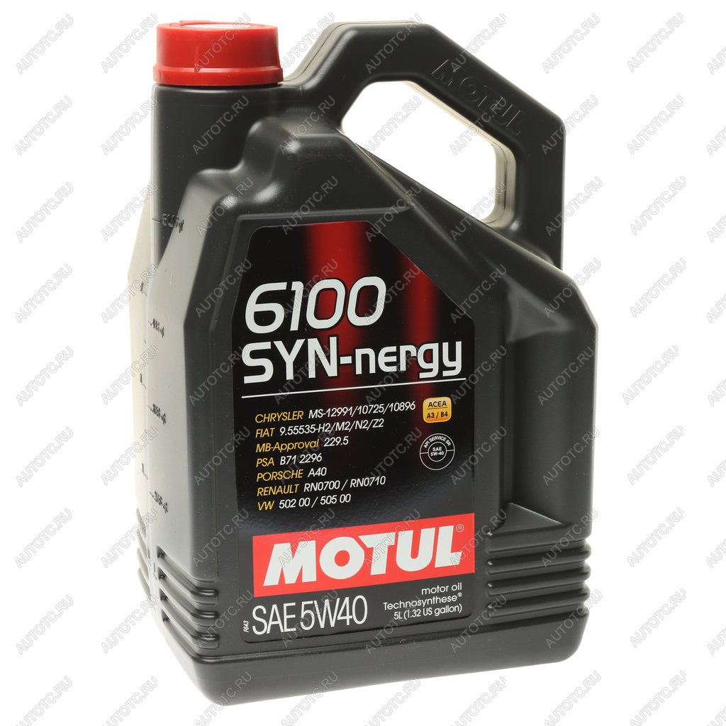 4 999 р. Масло моторное 6100 SYNERGIE 5W40 псинт.5л MOTUL MOTUL 111690  с доставкой в г. Керчь