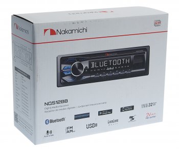 2 899 р. Магнитола автомобильная 1DIN NAKAMICHI NAKAMICHI nak-nq512bb  с доставкой в г. Керчь. Увеличить фотографию 3