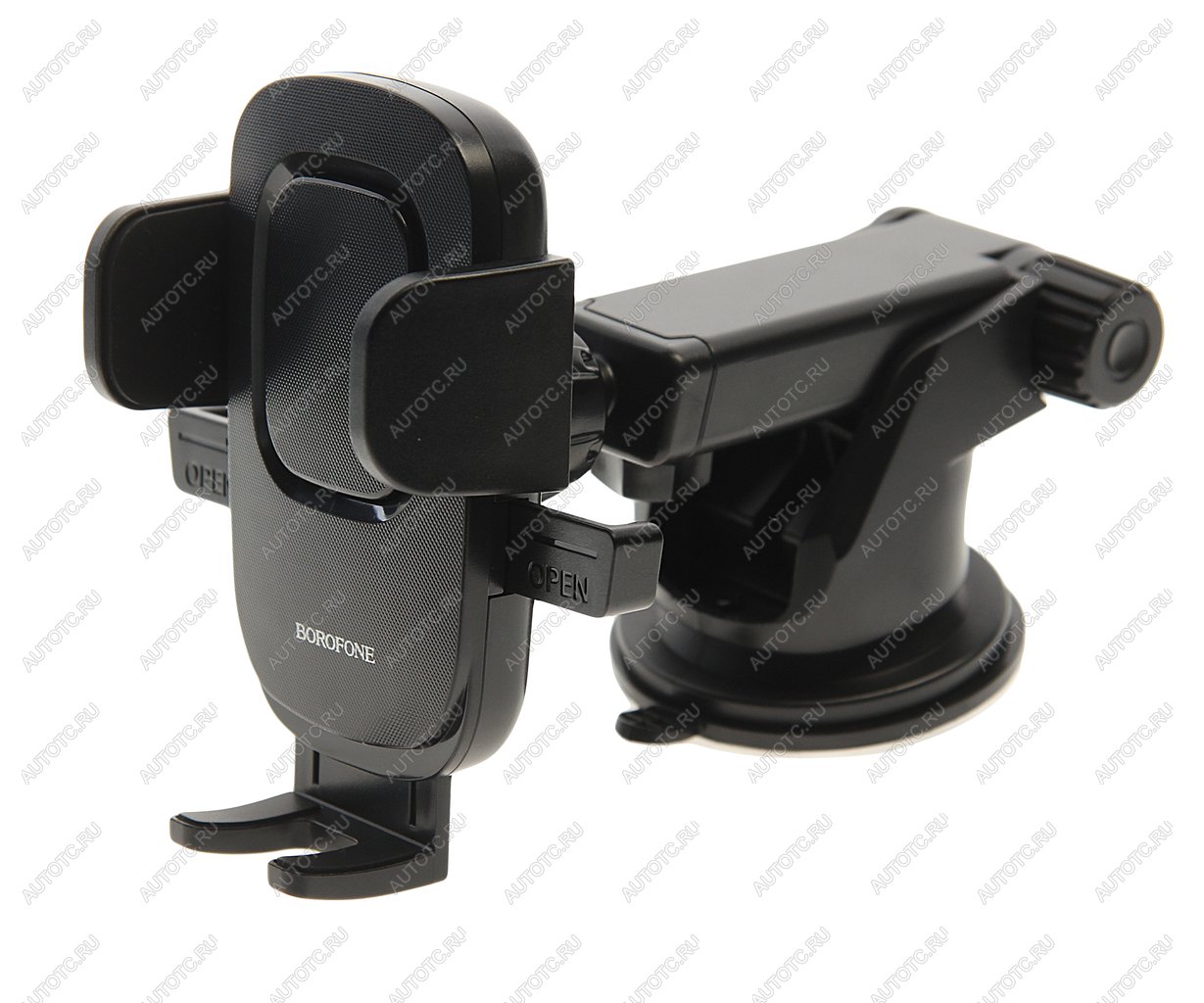 399 р. Держатель телефона универсальный BOROFONE BOROFONE bh60 black  с доставкой в г. Керчь