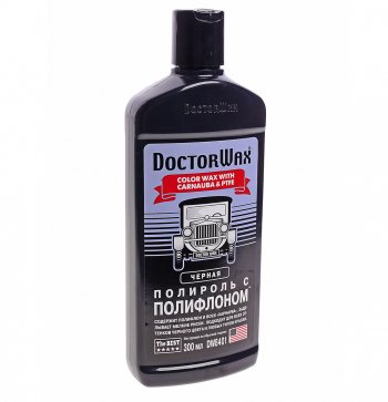 729 р. Полироль кузова с тефлоном черная 300мл DOCTOR WAX DOCTOR WAX dw8401  с доставкой в г. Керчь. Увеличить фотографию 1