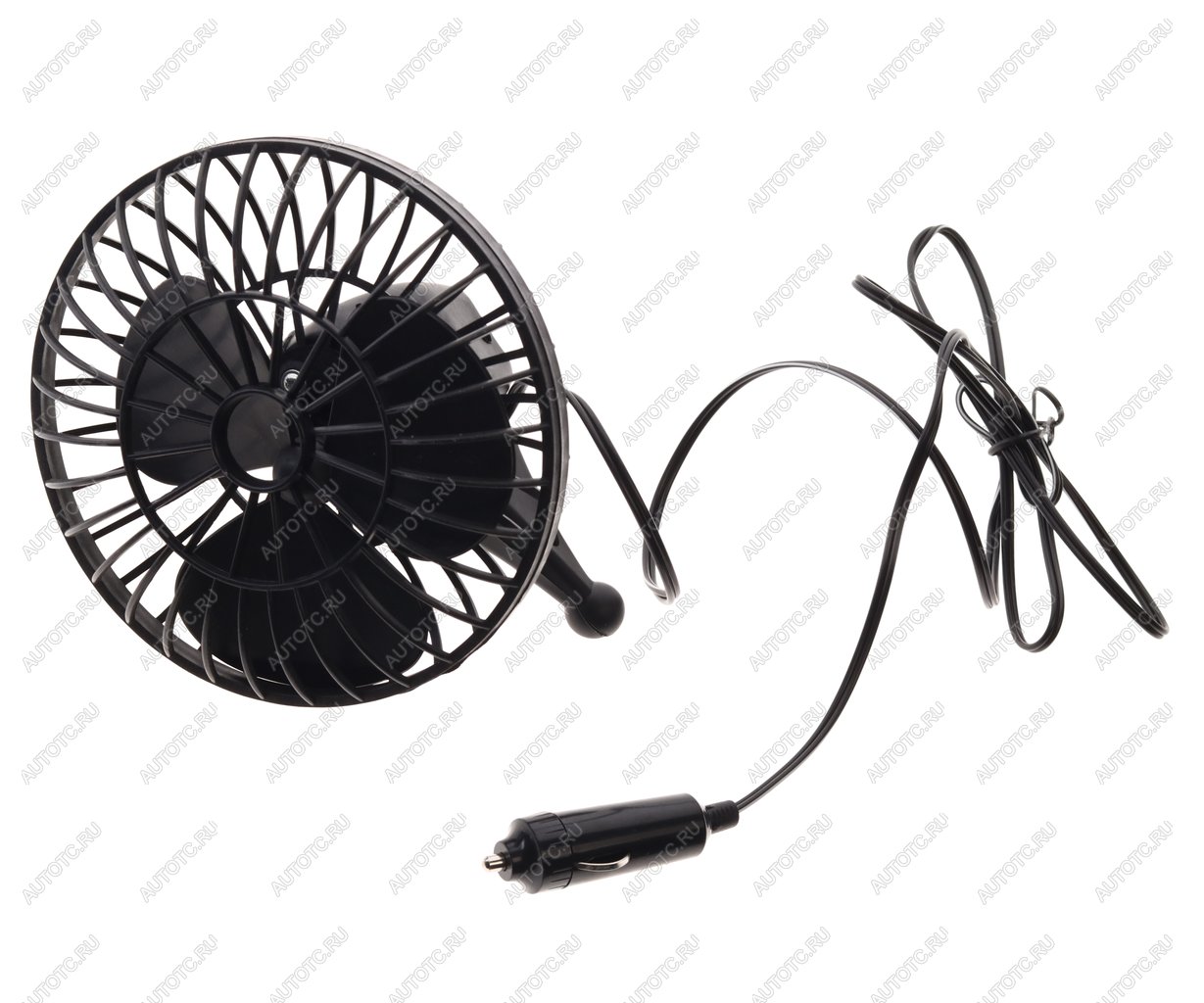 499 р. Вентилятор в салон 12V на присоске черный SKYWAY SKYWAY s01901001  с доставкой в г. Керчь