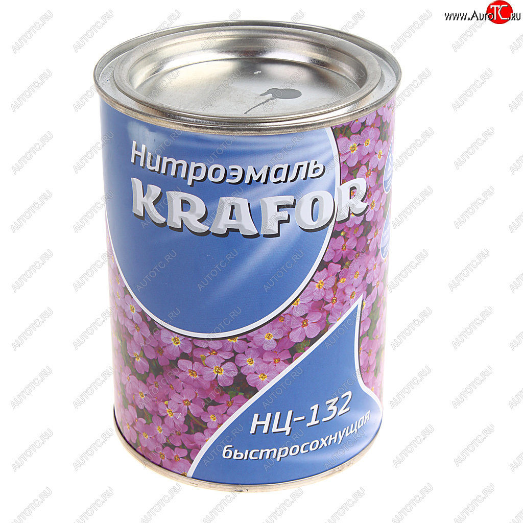 399 р. Краска серая 700г НЦ-132 KRAFOR KRAFOR 500  с доставкой в г. Керчь