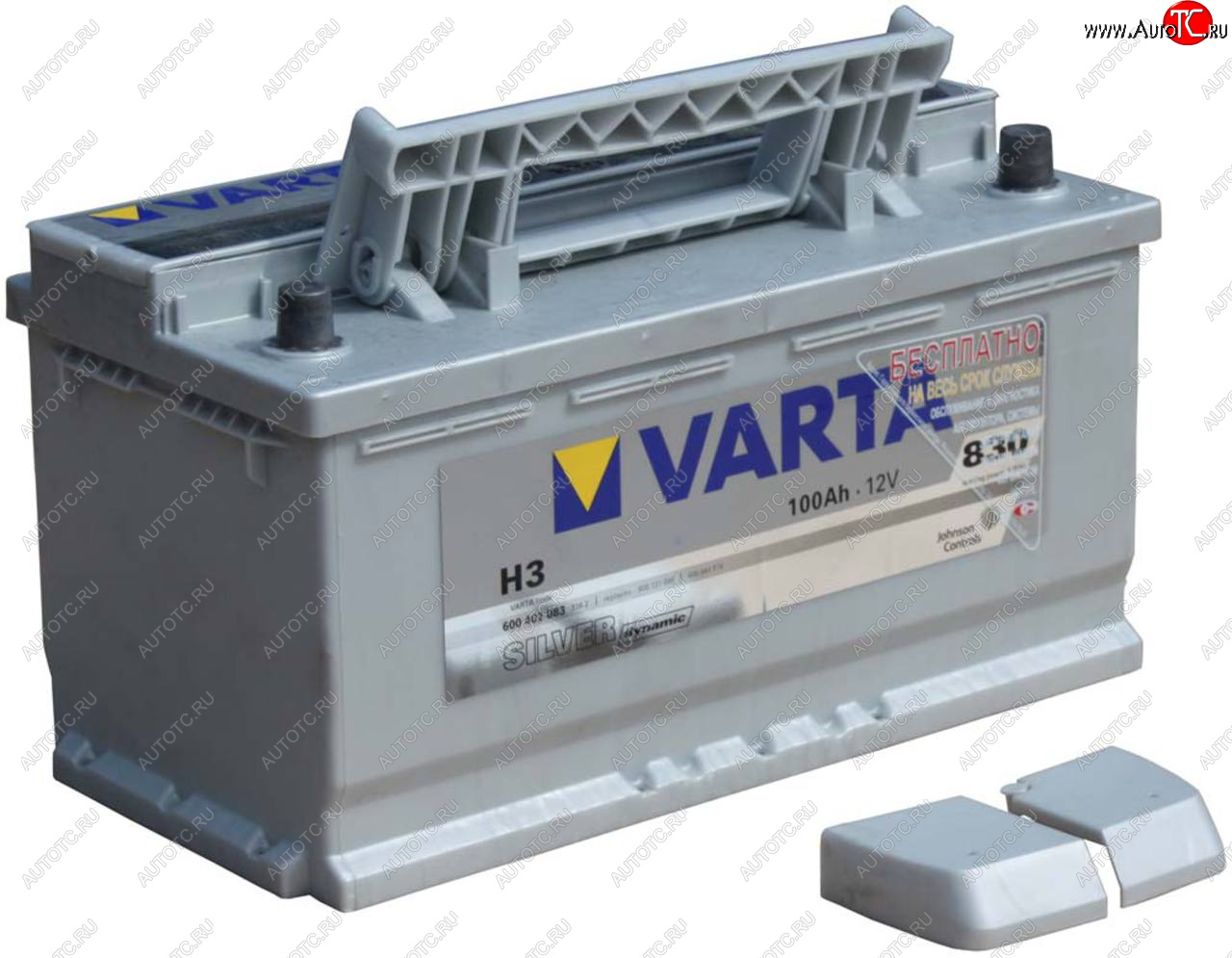 21 749 р. Аккумулятор VARTA Silver Dynamic 100Ач обратная полярность VARTA 6ст100(0) h3  с доставкой в г. Керчь