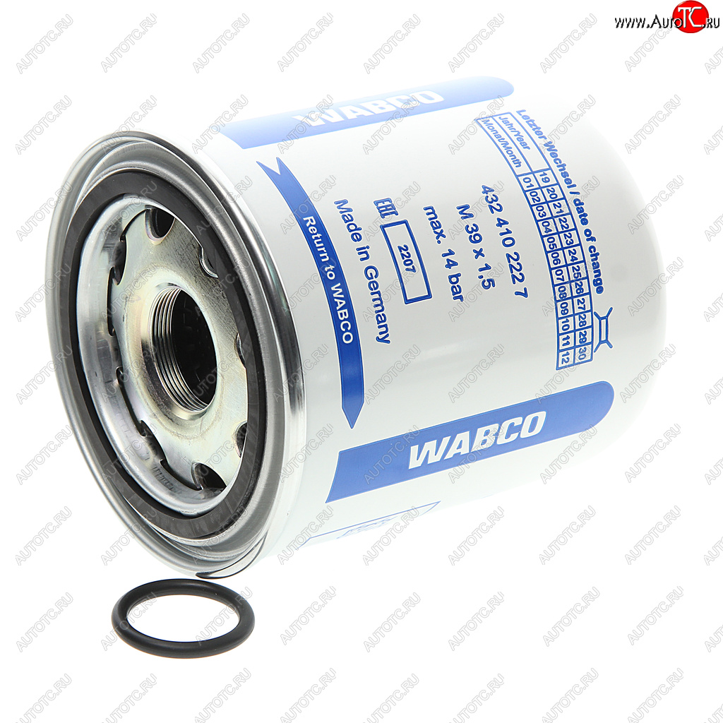 2 499 р. Фильтр-патрон КАМАЗ,МАЗ,ПАЗ осушителя воздуха WABCO WABCO 432 410 222 7  с доставкой в г. Керчь