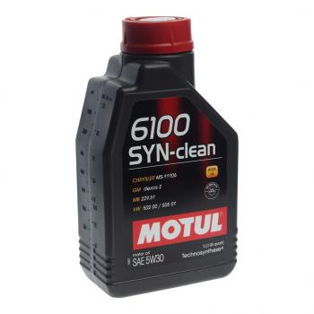 1 169 р. Масло моторное 6100 SYN-CLEAN 5W30 псинт.1л MOTUL MOTUL 112133  с доставкой в г. Керчь. Увеличить фотографию 1