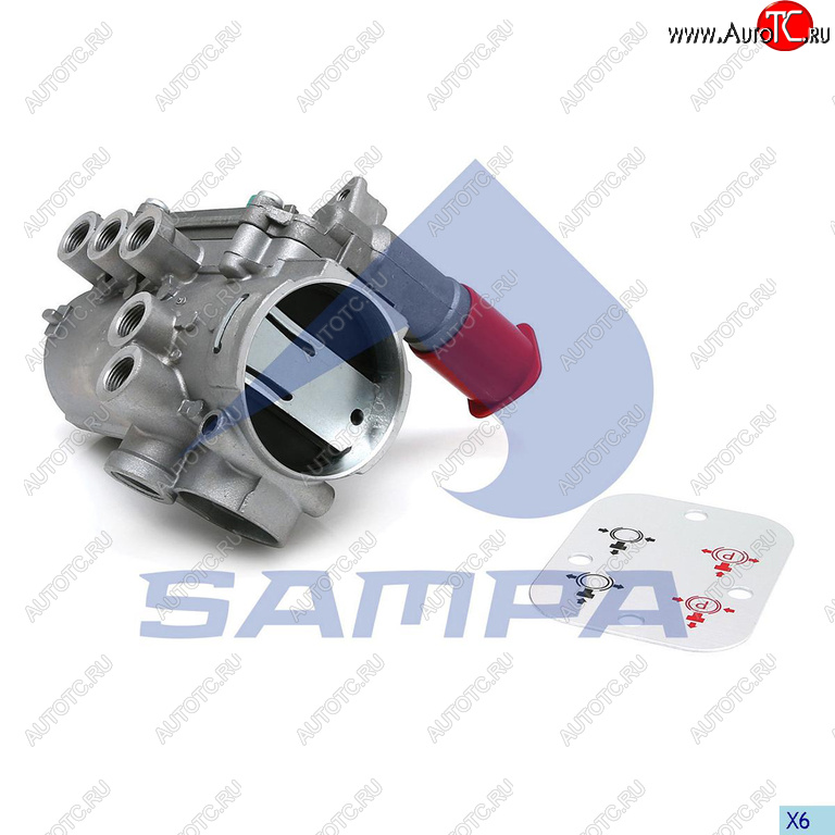 10 399 р. Клапан аварийного растормаживания DAF SCANIA SCHMITZ SAMPA SAMPA 092.140  с доставкой в г. Керчь