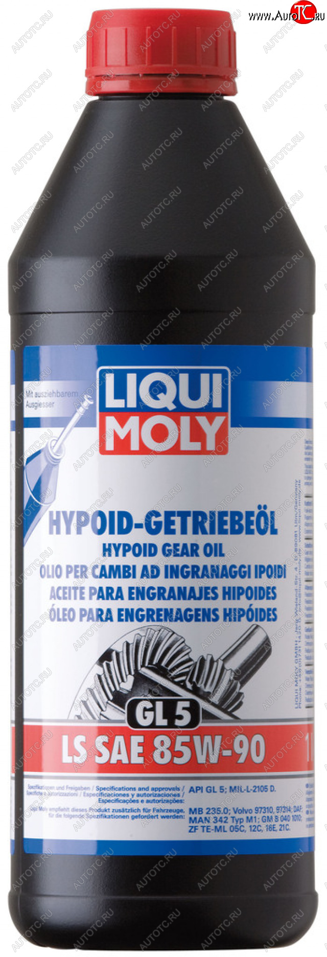 1 969 р. Масло трансмиссионное GETRIEBEOIL LS GL-5 85W90 1л LIQUI MOLY LIQUI MOLY 1410  с доставкой в г. Керчь