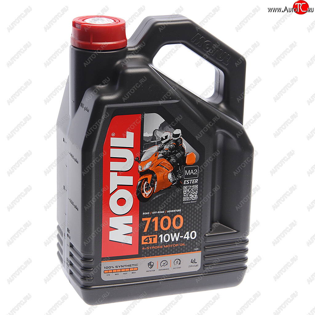 8 299 р. Масло моторное для 4-х тактных двигателей 7100 ESTER 4T 10W40 синт.4л MOTUL MOTUL 112122  с доставкой в г. Керчь
