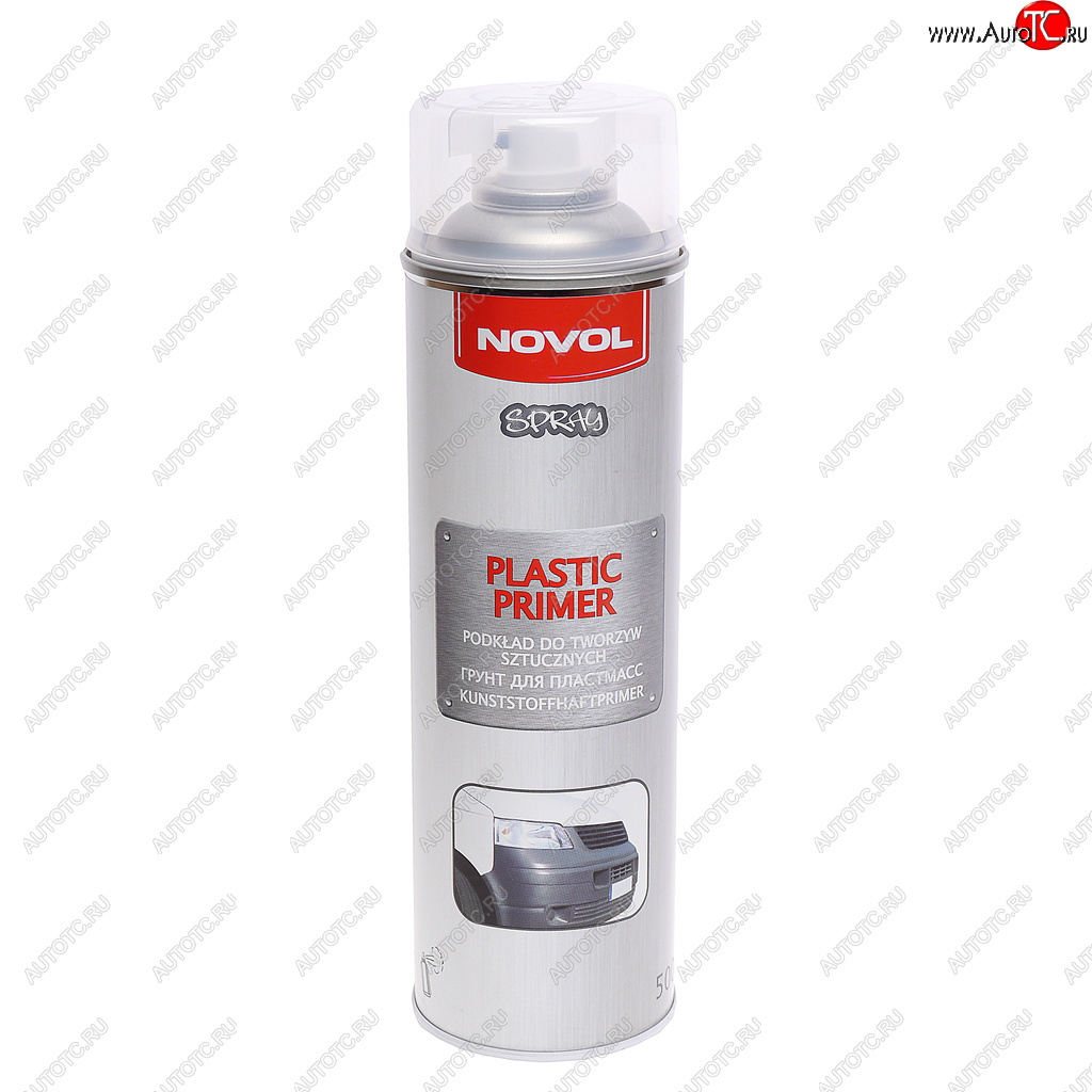 1 039 р. Грунт для пластика Plastic Primer 0.5л аэрозоль NOVOL NOVOL 34482  с доставкой в г. Керчь