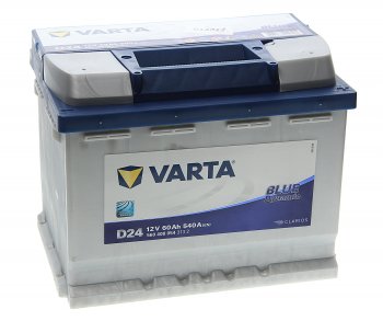 13 999 р. Аккумулятор VARTA Blue Dynamic 60Ач обратная полярность VARTA 6ст60(0) d24  с доставкой в г. Керчь. Увеличить фотографию 1