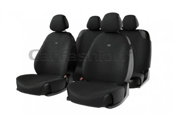 Авточехлы (майка) полиэстер черно-серые (7 предм.) Forum CARFASHION CARFASHION 22023