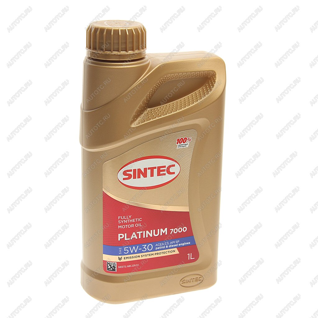 669 р. Масло моторное Platinum 7000 C3SP 5W30 синт.1л SINTEC SINTEC 600148  с доставкой в г. Керчь