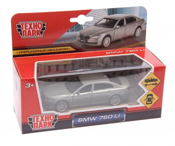 889 р. Модель автомобиля BMW 760LI металлическая ТЕХНОПАРК ТЕХНОПАРК 67314  с доставкой в г. Керчь. Увеличить фотографию 1