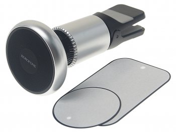 549 р. Держатель телефона на дефлектор магнитный черный BOROFONE BOROFONE bh47 black silver  с доставкой в г. Керчь. Увеличить фотографию 2