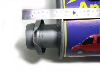 6 249 р. Глушитель ГАЗ-3302 Next дв.Evotech 2.7 ЕВРО-5 усиленный АЗГ АЗГ 2123-1201008-30  с доставкой в г. Керчь. Увеличить фотографию 5