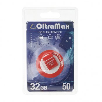549 р. Карта памяти USB 32GB OLTRAMAX OLTRAMAX om-32gb-50-orange red  с доставкой в г. Керчь. Увеличить фотографию 1