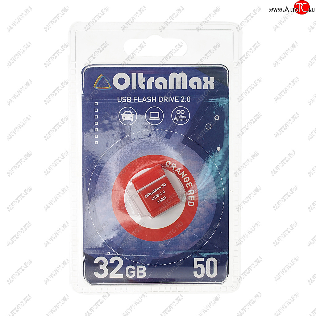549 р. Карта памяти USB 32GB OLTRAMAX OLTRAMAX om-32gb-50-orange red  с доставкой в г. Керчь